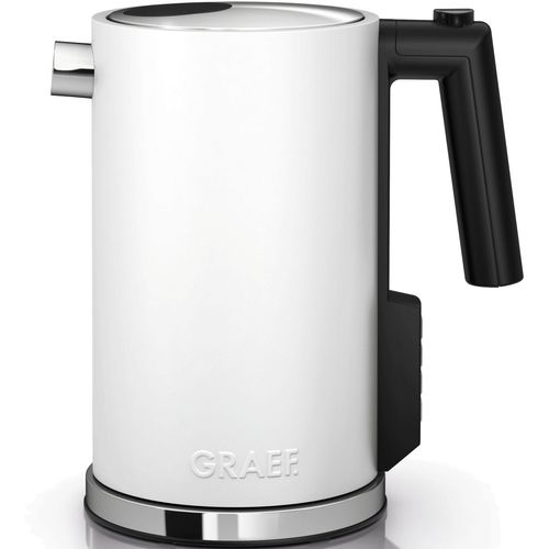 GRAEF Wasserkocher "WK 901", weiß (weiß, matt), B:14,7cm H:24cm T:22,5cm, Wasserkocher, mit Temperatureinstellung, weiß-matt