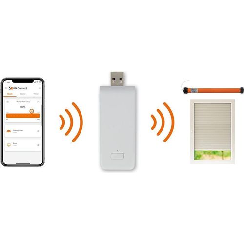 Kaiser Nienhaus 137550 SMART-Stick Wlan-Bedienung für Mercato-Funk-Motoren über die KN-Connect-App