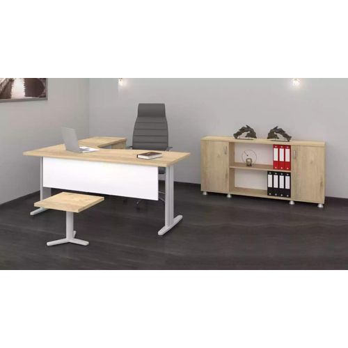 Eckschreibtisch Büro Arbeitszimmer Modern Komplett Set Möbel 3tlg Neu