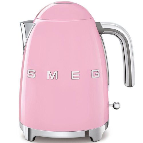 SMEG Wasserkocher Edelstahl 1,7 L Fassung, 2400 W, Wasser Kocher, 2400,00 W, 360° Basis, BPA- Frei, elektrischer - Cadillac Pink