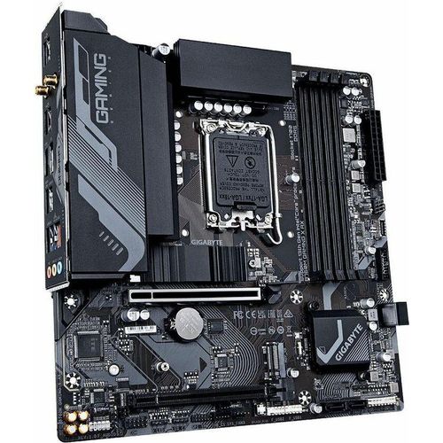 GIGABYTE B760M Gaming X AX Mainboard – Unterstützt Intel Core 14. Gen CPUs, 8+1+1 Phasen VRM, bis zu 7600 MHz DDR5, 2xPCIe 4.0 M.2, Wi-Fi 6E, 2.5GbE LAN, USB 3.2 Gen 2, Intel, LGA 1700, Intel® Celeron®, Intel Core i3 12th Gen, Intel Core i3 13th Gen, Intel Core i3 14th Gen, Intel..., LGA 1700, DDR5-SDRAM, 256 GB