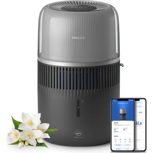 Philips Luftbefeuchter 5000 Series, 4,5 l, grau (HU5710/03)