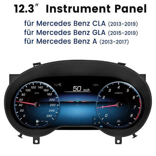 12,3'' Digital Dashboard Cluster Für Mercedes Benz C GLA CLA W176 117 C177 X156 Auto Instrument Panel Cockpit