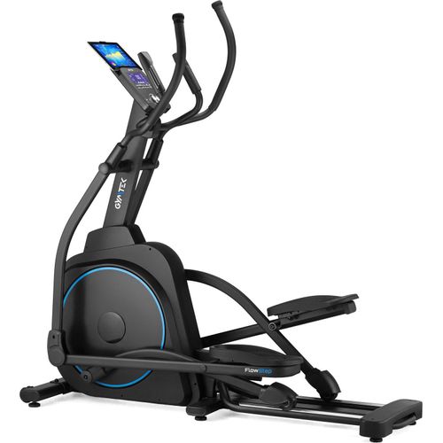 Gymtek® Elektromagnetischer Crosstrainer - bis 150kg - 24 Widerstandsstufen - 16kg Schwungmasse - 12 Trainingsprogramme - Trainingscomputer Bluetooth