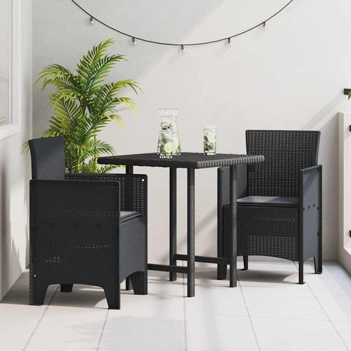Gartenstuhl 2 pcs Anthrazit 53 x 49 x 85 cm PP