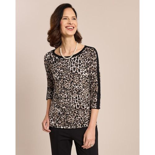 Pullover mit Leoprint Image