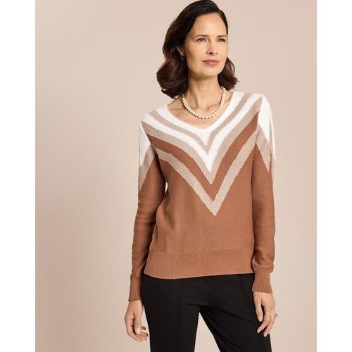 Pullover Kontraststrick