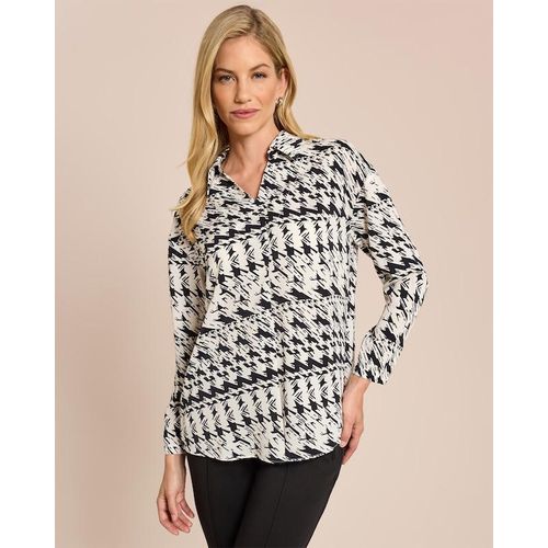 Bluse Hemdkragen, Hahnentritt Image