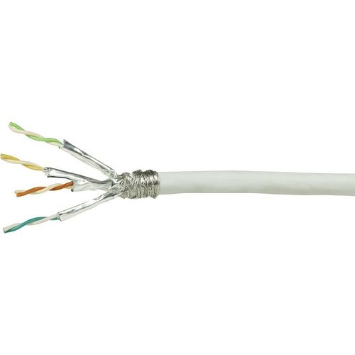 Logilink Netzwerk Verlegekabel S/FTP Cat.7, weiß, 305m