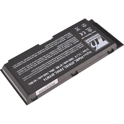 Akku T6 Power Dell Precision M6700, M6800, M4800, 7800mAh, 87Wh, 9Zellen