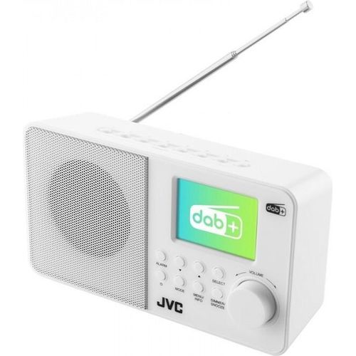 Radio jvc dab ra-e611w-dab weiß