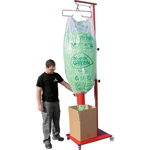 Abfüllwagen f.Verpackungschips m.ausziehbarem Stativ max.Höhe 3,2m TRANSPAK