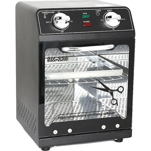 Trockenschrank, Hochtemperatursterilisation, einstellbare Einstellungen, EU Schwarz