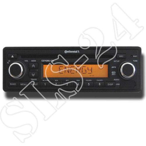 Continental CD7426U-OR - 24 Volt Autoradio mit CD-Laufwerk -