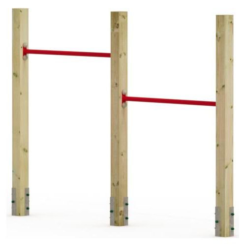 WICKEY FIT Tumble 302 - Outdoor-Fitnessgerät – rot