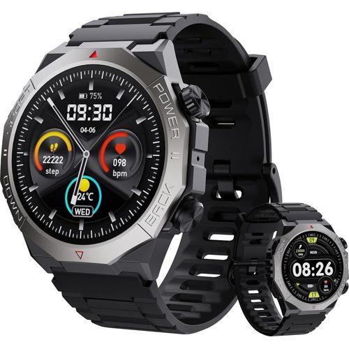 SmartWatch -Männer Frauen, 1,39 Zoll HD -Telefonfunktion, 110 Sportmodi, Fitness Watch Tracker, IPX7 Water of Smart -Stewneles, Schlafmonitor, iOS