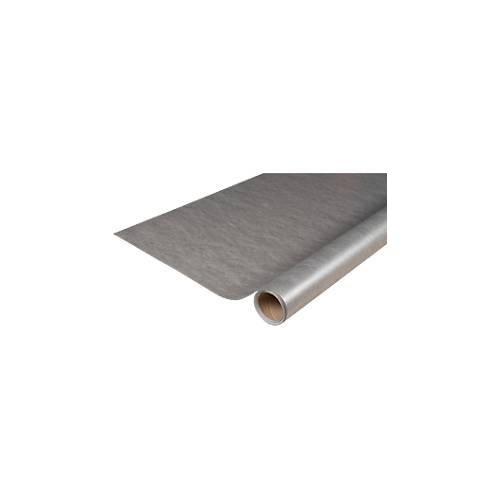 Tischdecke ProNappe, wasserabweisend, abwischbar, reißfest, L 5 m x B 1200 mm, recycelbares Spunbond, silber, 1 Rolle