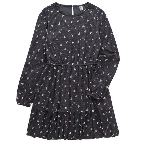 Mädchen Kleid mit Blumen-Allover
