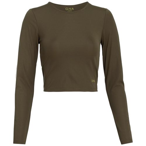 Damen Sport-Langarmshirt unifarben