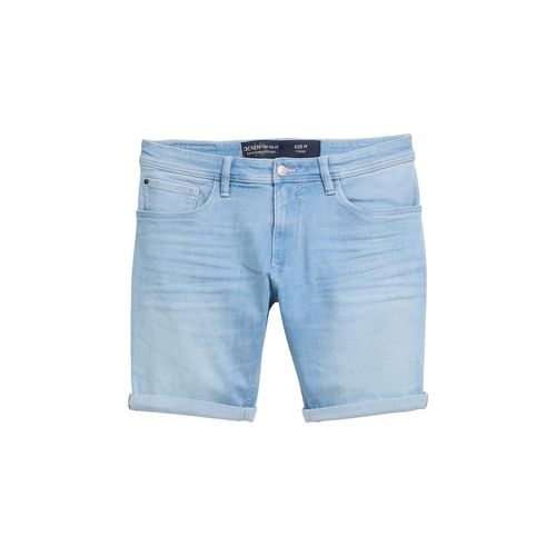 TOM TAILOR DENIM Herren TTPIERS SLIM Jeans Shorts, blau, Uni, Gr. XXL