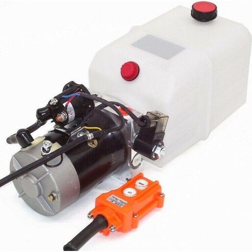 Hydraulik Pumpe Hydraulikaggregat 12V 180 bar Kipperpumpe LKW Kipper Stapler 55244
