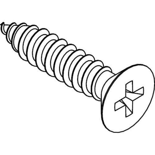 ISO 7050 Senk-Blechschraube mit Phillips-Kreuzschlitz PH, Edelstahl A2 -C-H 3,5x9,5 HP 1000 Stk