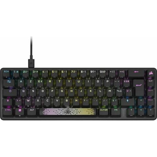 Tastatur Corsair K65 PRO MINI Schwarz Französisch AZERTY