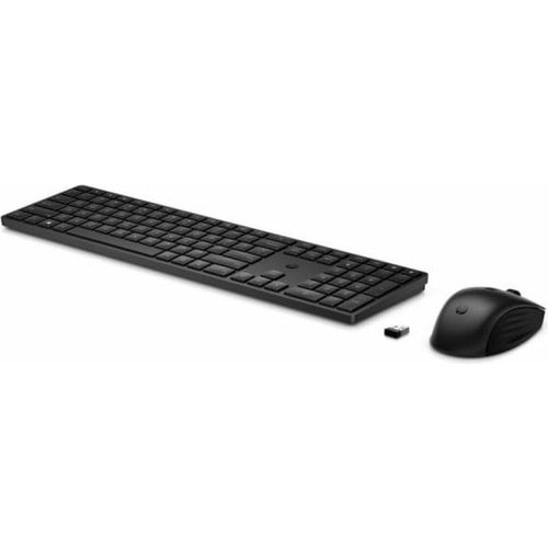Tastatur mit Maus HP 4R013AA Schwarz Qwerty Spanisch