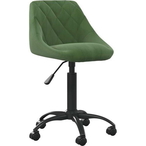 Bürostuhl Dunkelgrün Samt