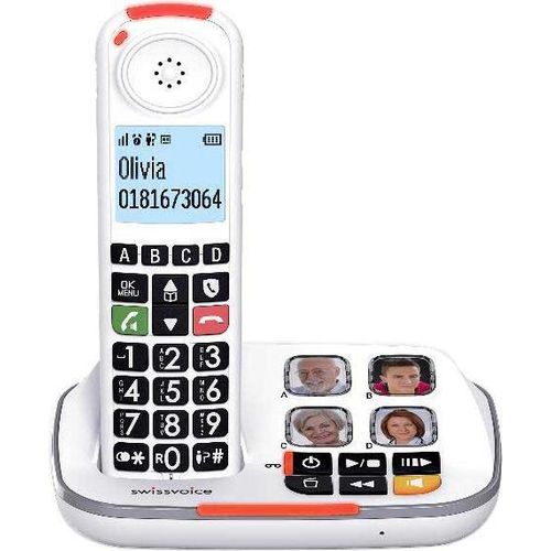 Swissvoice Dect Xtra 2355 Duo Schnurloses Festnetztelefon Weiß One Size / EU Plug 220V Weiß One Size