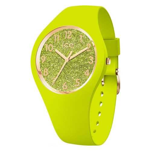 Ice-Watch Armbanduhr ICE glitter - Neon lime - Small - 3H 021225