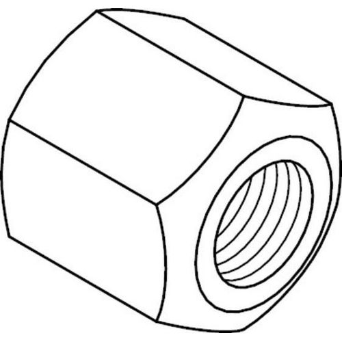 DIN 6330 Sechskantmutter, 1,5 d hoch, B= kugelige und ebene Auflagefläche, 10 galZn B M18 HP 25 Stk
