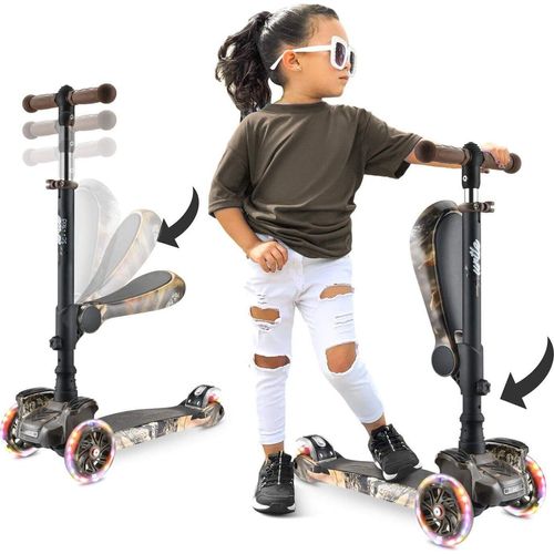 Hurtle Kinder Roller, Scooter Kinder, Kinderroller ab 1-14 Jahre, Cityroller, Kinderscooter, Tretroller, Dreirad für Mädchen & Junge