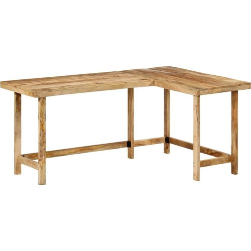 Schreibtisch 165x110x75 cm Massivholz Mango