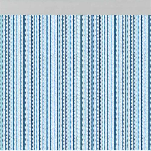 Vorhang Acudam Brescia Türen Blau Außenbereich PVC Aluminium 90 x 210 cm