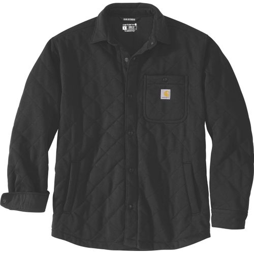 Carhartt Herren Hemdjacke Quilted Snap Front Shirt Jac | 107270, Farbe:black, Größe:XXL