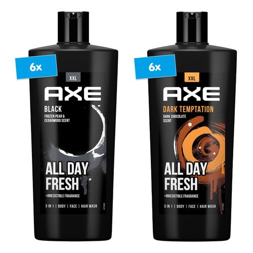 Axe Duschgel 700 ml, verschiedene Sorten, 12er Pack