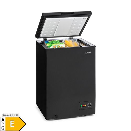 Iceblokk 100 Gefriertruhe Gefrierschrank 100 L 75 W Schwarz 100 Liter