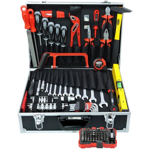 FAMEX 745-47 Werkzeugkoffer bestückt mit Werkzeugset, 164-tlg.