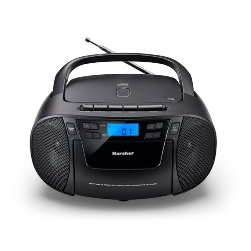 Karcher RR 5045 Boombox mit CD/MP3- & Kassettenplayer, USB