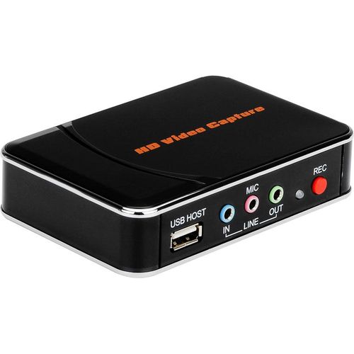 Videoaufnahmegerät HD 1080P für Gamer mit Ein-Klick-Aufnahme, kompatibel mit Windows, Xbox, PS, Wii