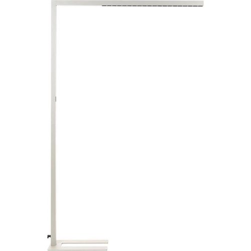 BELIANI LED-Stehlampe Silber Metall mit Touch-Funktion Dimmbar Modern Bogenlampe Büro Ausstattung Leselampe Arbeitsleuchte Architektenlampe