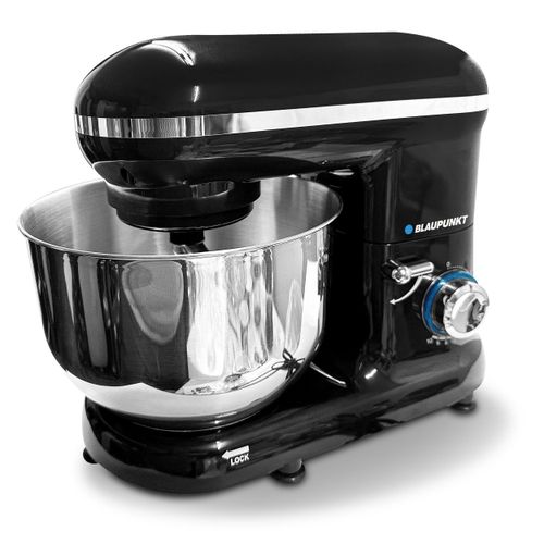 Blaupunkt MEN787 Küchenmaschine, Knetmaschine, 1300W, Edelstahl Schüssel 5,5 L, 10 Stufen, Rührmaschine mit Knethaken, Rührbesen, Schlagbesen