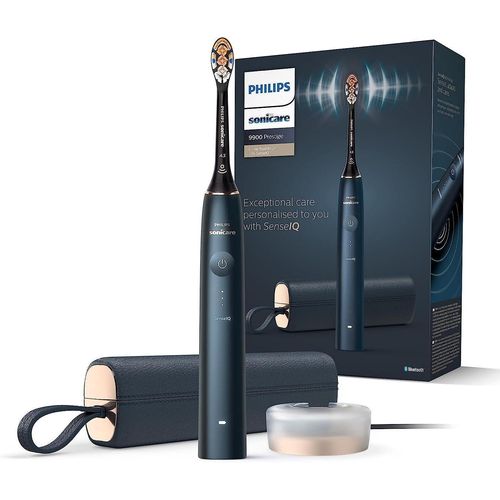 Philips Elektrische Zahnbürste Sonicare DiamondClean Prestige 9900 – Elektrische Zahnbürste, Aufsteckbürsten: 1 St., Zahnbürsten, Schallzahnbürste