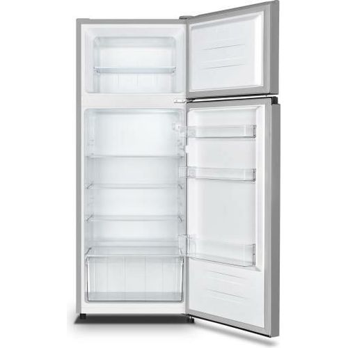Hisense RT267D4ADE Kühl- und Gefrierkombination Freistehend 206 l E Silber