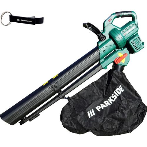 PARKSIDE® 40V Akku Laubsauger Laubbläser PLSBA 40 (ohne Akku) + HEADNMORE® Schlüsselanhänger im HEADNMORE® Bundle