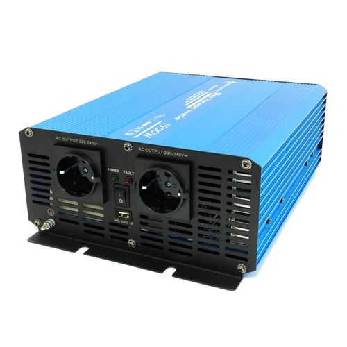 solatronics Spannungswandler TS 12V 1500 Watt reiner SINUS USB Metalgeh?use