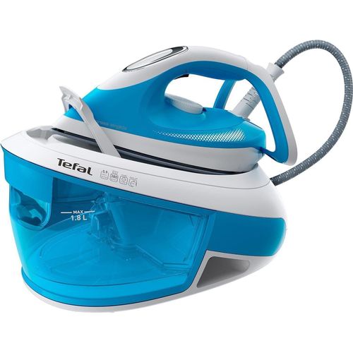 Tefal Dampfbügelstation Express Ultimate Dampfbügelstation Bügelstation Dampfbügeleisen, 1800,00 ml Wassertank, 1,8L Tank abnehmbar ,Bügeleisen Dampf