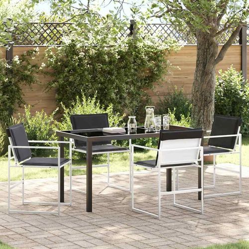 Garten Essgruppe 5 pcs Weiß 140 x 70 x 73 cm