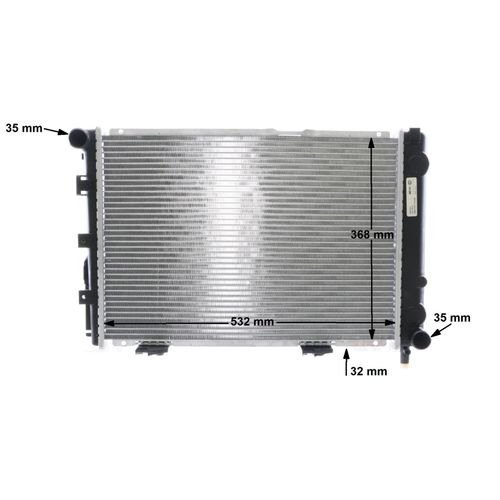 Kühler, Motorkühlung BEHR von Mahle (CR 236 000S) Wärmetauscher Kühlung Motorkühler